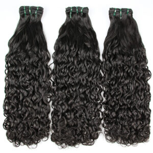 Water Wave Virgin Human Hair Double Drawn Bundles